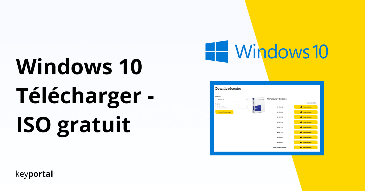 telecharger windows 10 pro 32 bits français iso gratuit